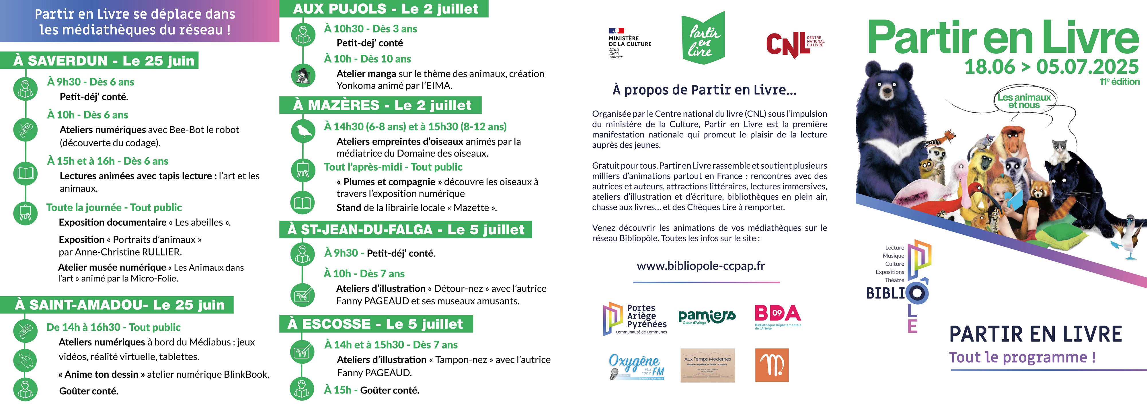 PROGRAMME PARTIR EN LIVRE 2025 P1 Copie
