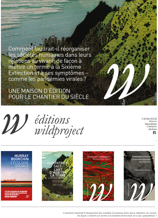 Site Wildproject Accueil